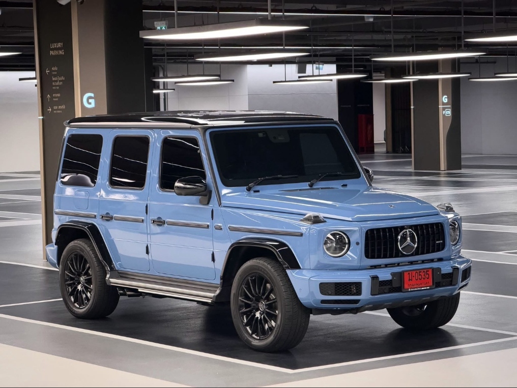 Mercedes-Benz G-Class (Baby Blue) รถเช่าดอนเมือง